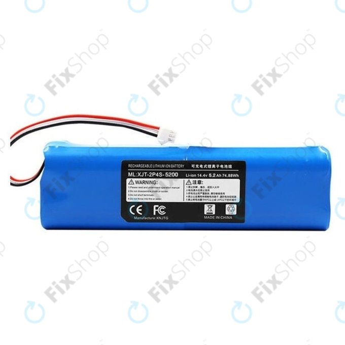 Xiaomi Roidmi EVE Plus, Viomi, Lydsto, Proscenic, Tefal - Baterija XJT-2P4S-5200 Li-Ion 14.4V 5200mAh