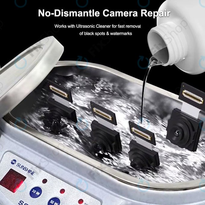 Black spot camera liquid cleaner, 500ml, FixPremium