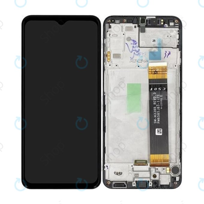 Samsung Galaxy A23 4G A235F - LCD zaslon + zaslon osjetljiv na dodir + okvir (crni) - GH82-28563A, GH82-28657A Originalni servisni paket