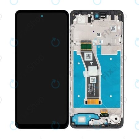 Motorola Moto G04 - LCD zaslon + zaslon osjetljiv na dodir + okvir (Black) - 5D68C23890 Genuine Service Pack