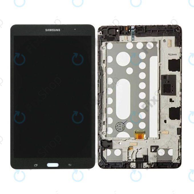 Samsung Galaxy Tab 4 Pro 8.4 T320 - LCD zaslon + zaslon osjetljiv na dodir + okvir (crni) - GH97-15556B Originalni servisni paket