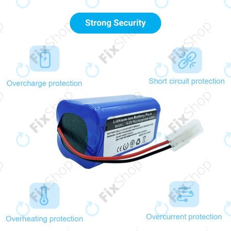 Xiaomi Essential (Mijia G1), Flyco FC-series, myVacBot SN500, Panasonic MC-series, Phicomm X3, Puppy R-series - Baterija Li-026418 Li-Ion 14.8V 2600mAh