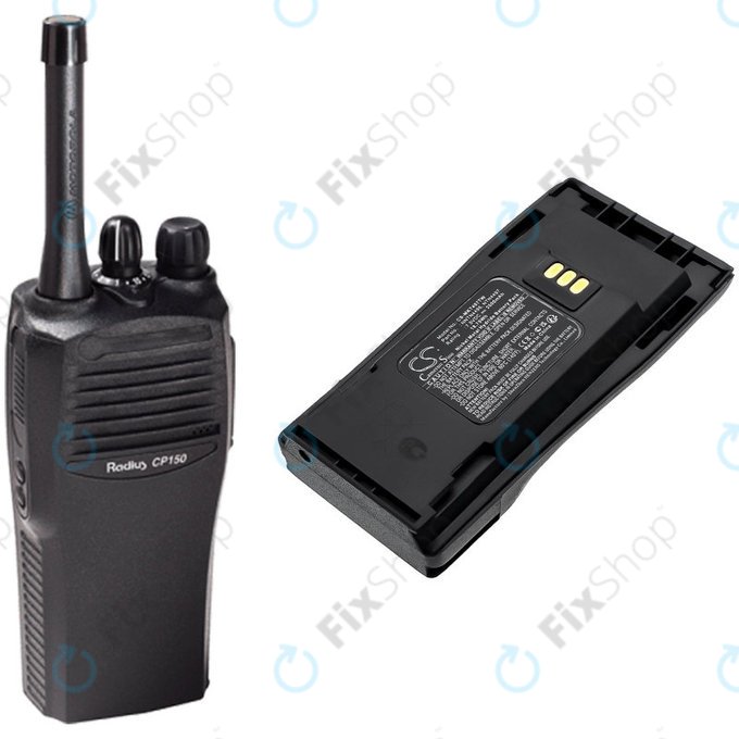 Baterija za Motorola CP, EP, GP, PM-series, 2500mAh, Ni-MH, 7.5V, PMNN4081, HQ