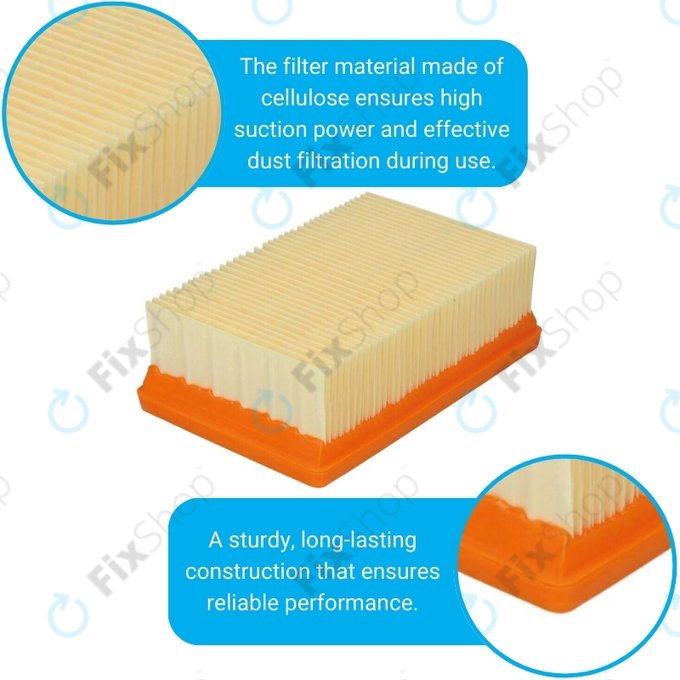 Kärcher WD-series, MV-series, KWD-series - Plosnati filtar