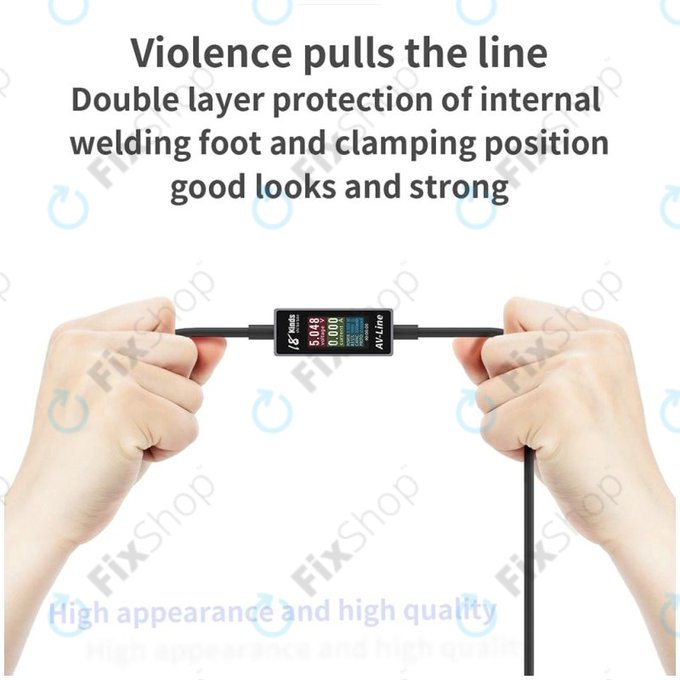 AV-Line - Kabel za punjenje s pametnim otkrivanjem (USB-C - USB-C)