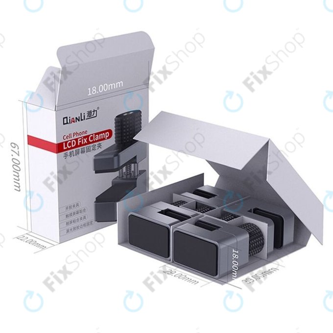 QianLi iClamp - Aluminijska stezaljka s gumenim punjenjem - Raspon 11 mm (4kom)