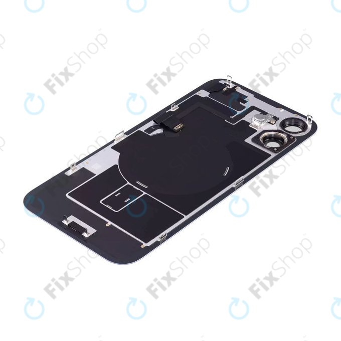Apple iPhone 16 - Stražnje staklo kućišta + staklo kamere + metalni okvir + Magsafe magnet (Ultramarine)