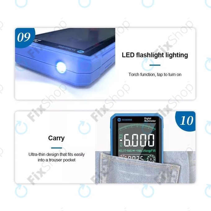 Sunshine DT-21N - Multimetar osjetljiv na dodir