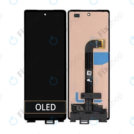 Samsung Galaxy Z Fold 2 F916B - LCD zaslon + zaslon osjetljiv na dodir (vanjski) - GH82-23943A, GH82-24024A Originalni servisni paket