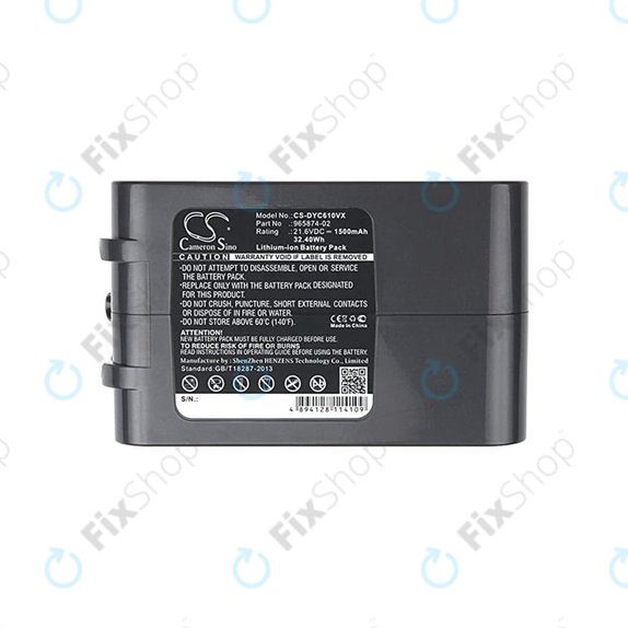 Dyson DC-series, V6 - Baterija Li-Ion 1500mAh HQ