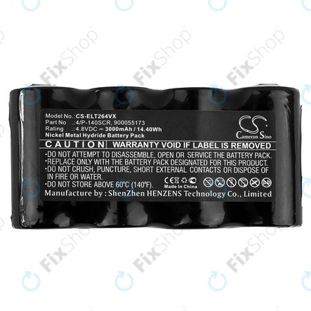 Electrolux Spirit Wet and Dry, ZB264x - Baterija 4/P-140SCR, 900055173 Ni-MH 4.8V 3000mAh HQ