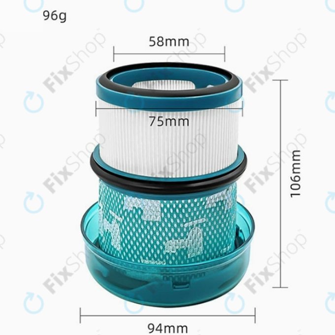HEPA filter, 2 kom za Dyson V16