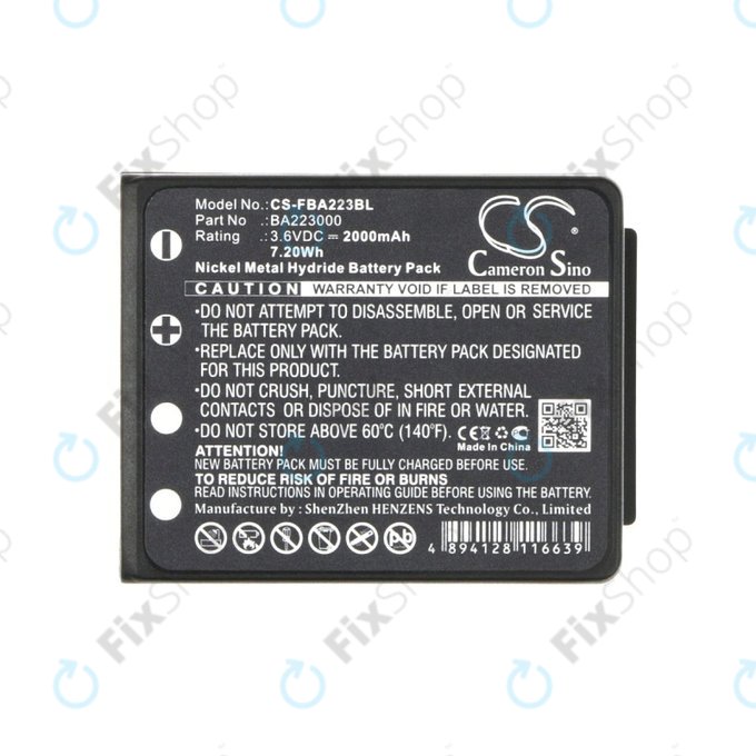 HBC Radiomatic Keynote, Linus 4, Micron 4, 5, 6, 7, Patrol D, Quadrix, Vector Pro - Baterija BA223000, BA223030, FUB6 2000mAh HQ