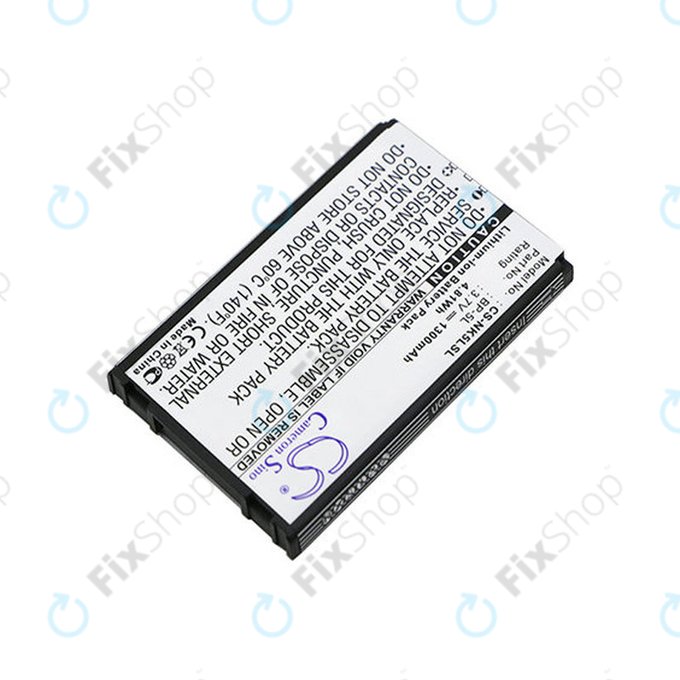 Baterija za Nokia 7710, 9500, E61, E62, N92, N800, 1300mAh, Li-Ion, 3.7V, BP-5L, HQ