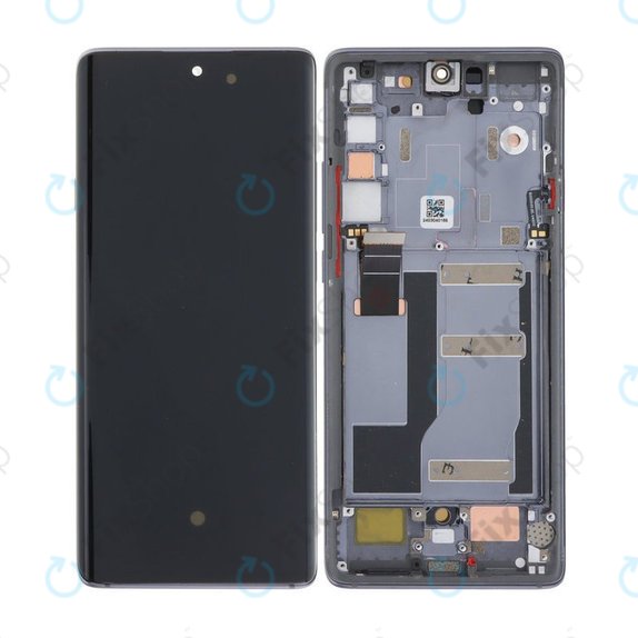 TCL 20 Pro 5G - LCD zaslon + zaslon osjetljiv na dodir + okvir (Black) OLED