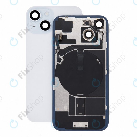 Staklo stražnjeg kućišta za iPhone 15, Blue, Pulled A