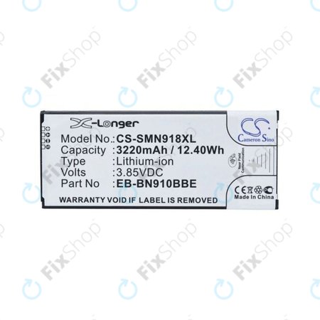 Samsung Galaxy Note 4 N910F - Baterija EB-BN910BBE 3220mAh HQ