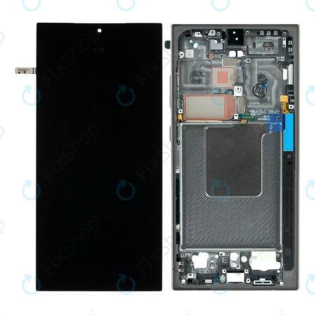 Samsung Galaxy S24 Ultra S928B - LCD zaslon + zaslon osjetljiv na dodir + okvir (Titanium Black) OLED