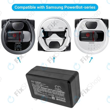 Samsung PowerBot-series - Baterija DJ96-00193E, VCA-RBT71 Li-Ion 21.6V 2600mAh HQ