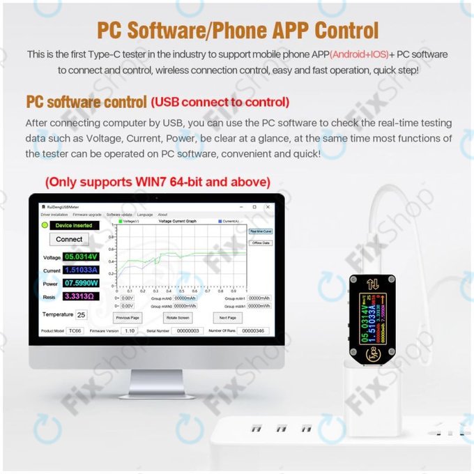 Joy-it JT-TC66C - USB multimetar (USB-C)