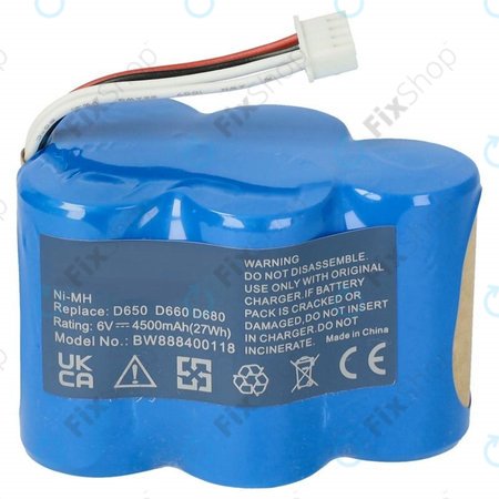Ecovacs Deebot D-series - Baterija LP43SC3300P5 Ni-MH 6.0V 4500mAh