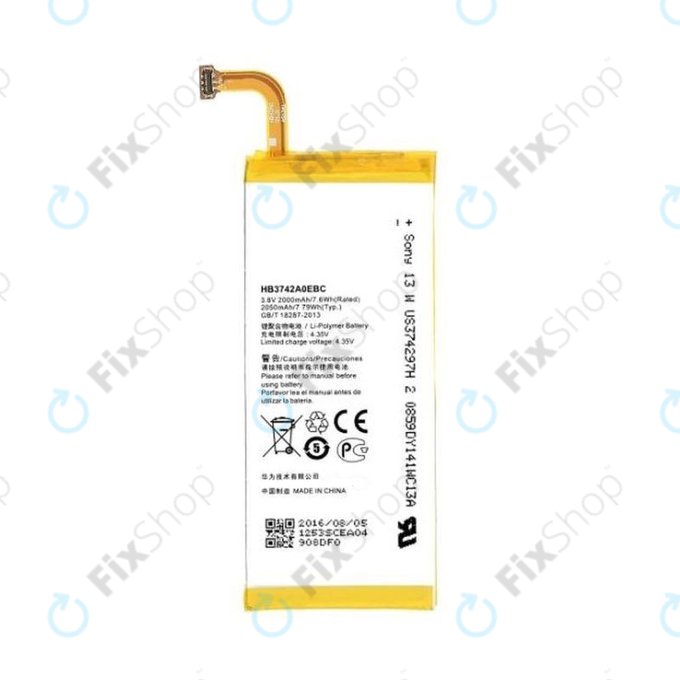 Huawei Ascend G620S, G630, Ascend P6, Ascend G6 - Baterija HB3742A0EBC 2050mAh