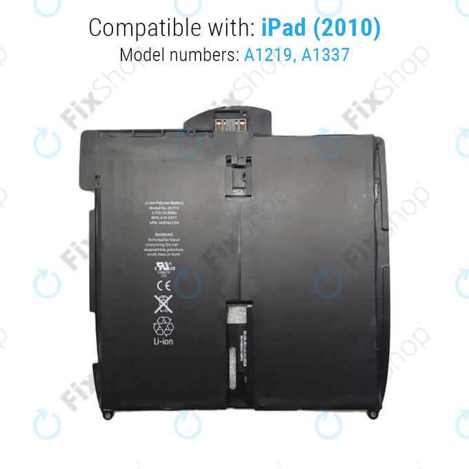 Apple iPad - Baterija 5400mAh
