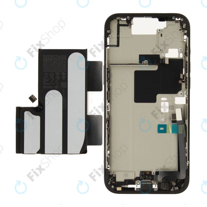 Srednji okvir s baterijom za iPhone 16 Pro Max | Black Titanium | ZD076-00693 | Genuine Apple