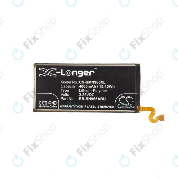 Samsung Galaxy Note 9 N960U - Baterija EB-BN965ABU 4000mAh HQ