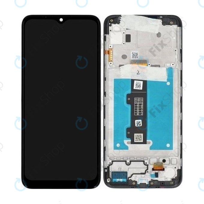 Motorola Moto E20 XT2155-3 - LCD zaslon + zaslon osjetljiv na dodir + okvir - 5D68C19457 Originalni servisni paket