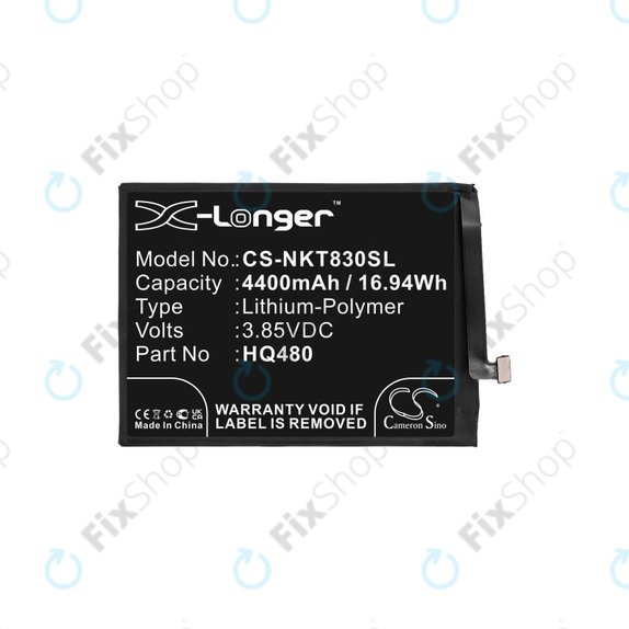 Baterija za Nokia 8.3 2020 5G, 4400mAh, Li-Pol, 3.85V, HQ480, HQ