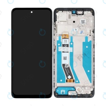 Motorola Moto G73 - LCD zaslon + zaslon osjetljiv na dodir + okvir (Black) - 5D68C22272 Genuine Service Pack