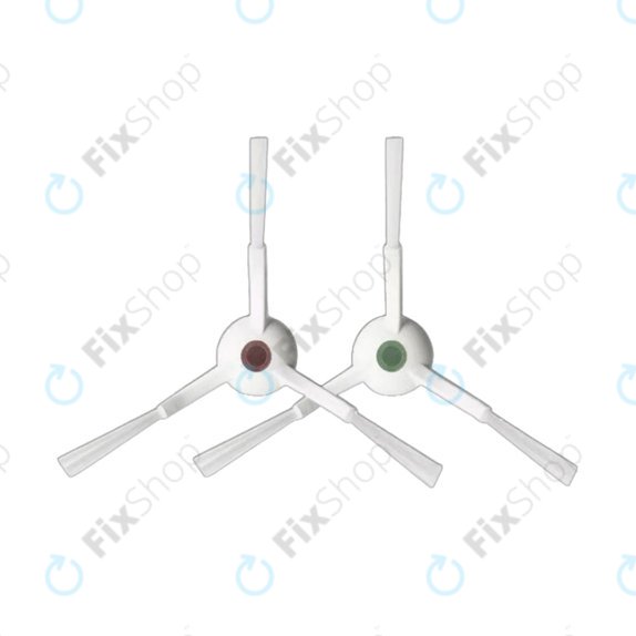 Set rezervnih dijelova za Ecovacs T20, T20 Max, T20 Pro (1x Glavna četka, 2x Filter, 2x Bočna četka – bijela)