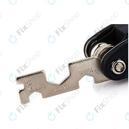 Višenamjenski alat - Zračna pumpa, komplet guma, francuski ključ, poluge i odvijač 16u1