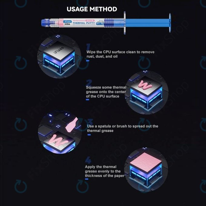 iFixes i506 Pink Performance Thermal Compound - termalna pasta za telefon/tablet, 50g