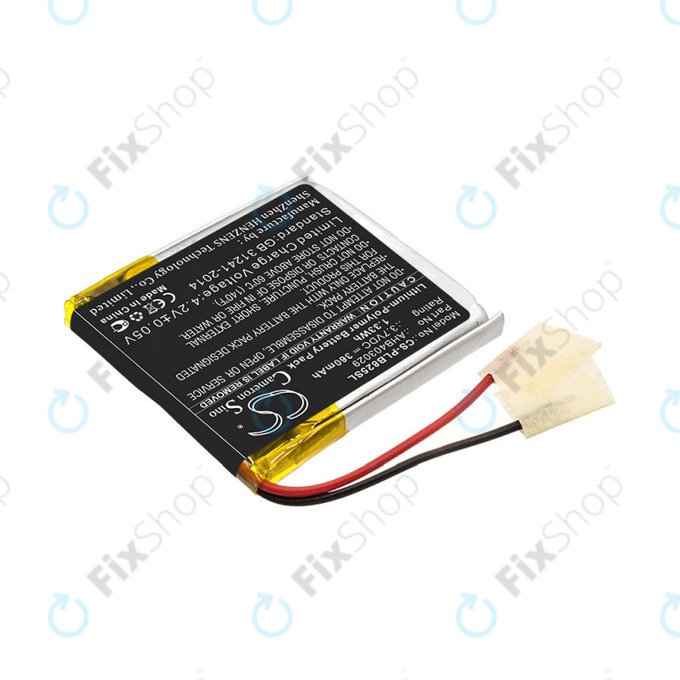 Baterija za Plantronics Voyager Focus B825, 360mAh, Li-Pol, 3.7V, AHB403029, HQ