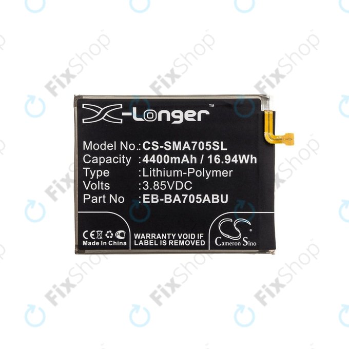 Baterija za  Samsung A70 A705F, 4400mAh, Li-Pol, 3.85 V, EB-BA705ABU, HQ