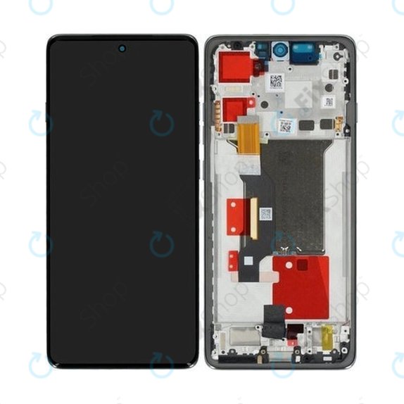 Motorola Edge 60 Pro - LCD zaslon + zaslon osjetljiv na dodir + okvir (Shadow) OLED