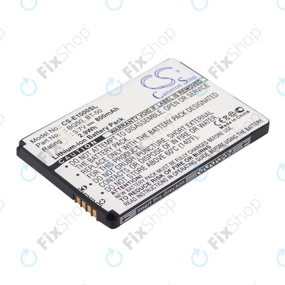 Baterija za Motorola Wilder, 800mAh, Li-Ion, 3.7V, BQ50, HQ