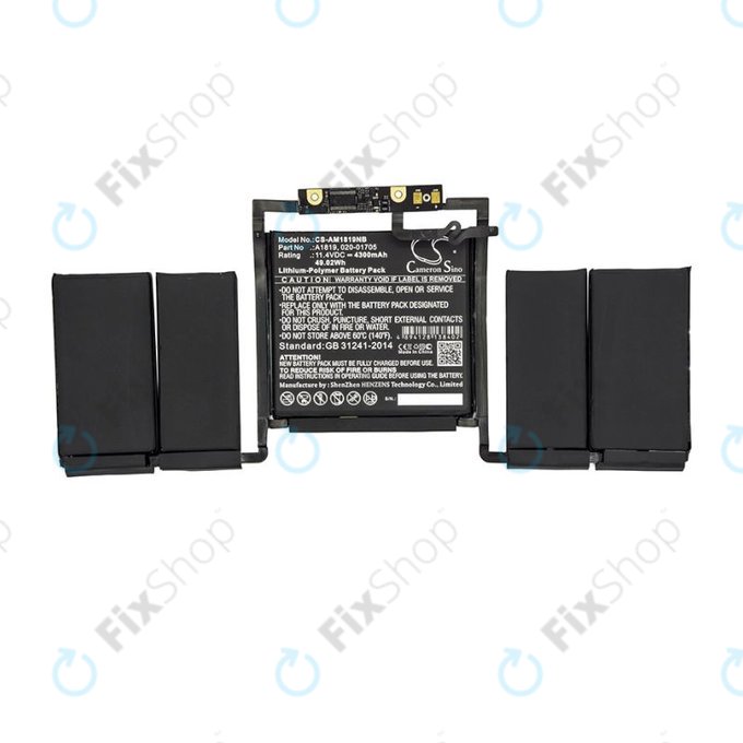 Apple MacBook Pro 13" A1706 (početak 2016. - Kraj 2017.) - Baterija A1819 4300 mAh HQ