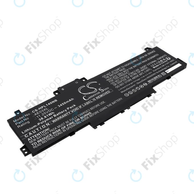 Baterija za HP 14, 15, 3450mAh, Li-Pol, 11.25V, AE03XL, HQ