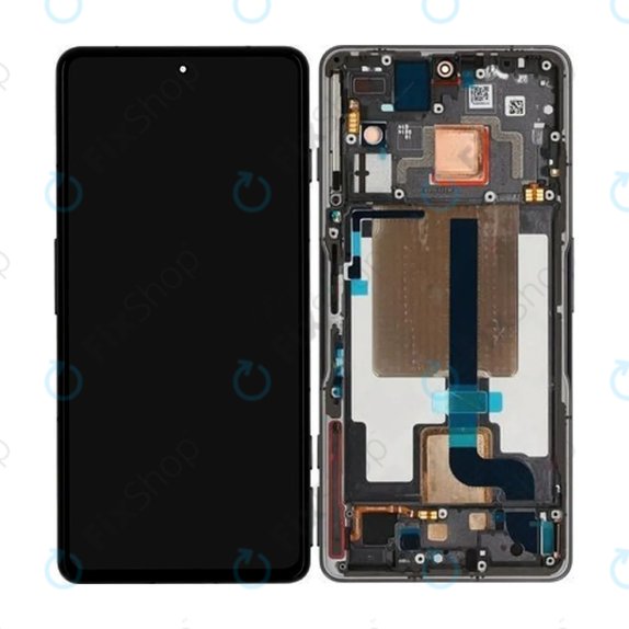 Xiaomi Poco F4 GT 21121210G - LCD zaslon + zaslon osjetljiv na dodir + okvir (Cyber žuti) - 56000A0L1000 Originalni servisni paket