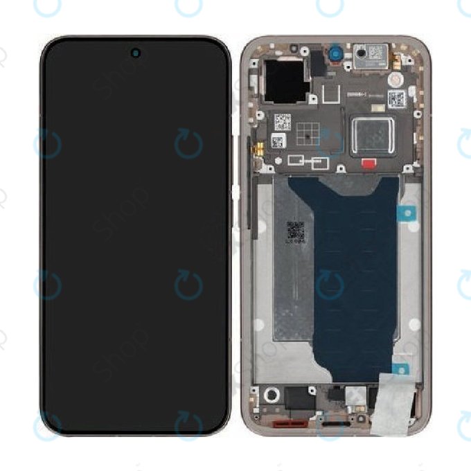 Zaslon za Xiaomi 15T Pro 5G, Mocha Gold, Dodirni ekran s okvirom, 5600060O12U00, Genuine Service Pack