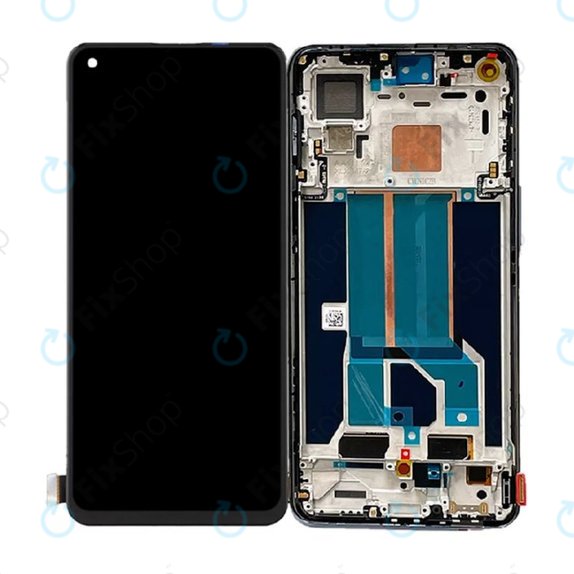 OnePlus Nord 2 5G - LCD zaslon + zaslon osjetljiv na dodir + okvir (Gray Sierra) TFT