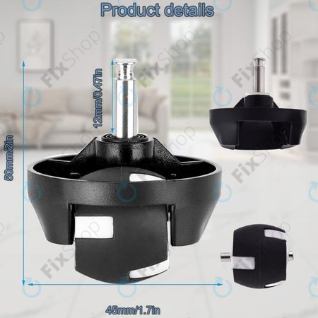 Eufy Robovac-series - Prednji kotač (crni )