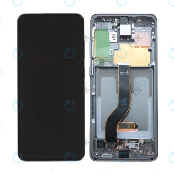 Samsung Galaxy S20 G980F - LCD zaslon + zaslon osjetljiv na dodir + okvir (Cosmic Gray) - GH82-22131A, GH82-22123A, GH82-31433A, GH82-31432A Genuine Service Pack