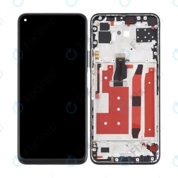 Huawei P40 Lite 5G - LCD zaslon + zaslon osjetljiv na dodir + okvir (Midnight Black) TFT