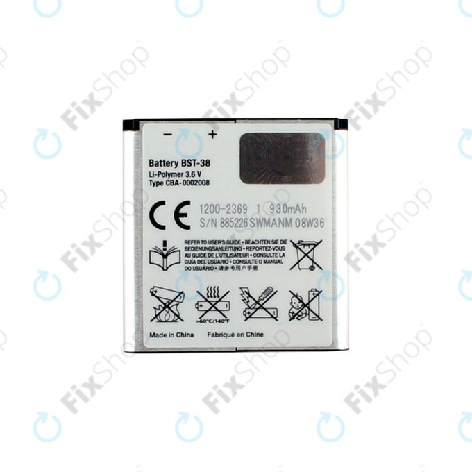 Sony Ericsson C902 - Baterija 930mAh