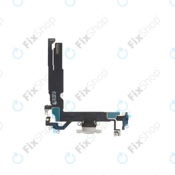 Apple iPhone 16 - Konektor za punjenje + Flex kabel (White)
