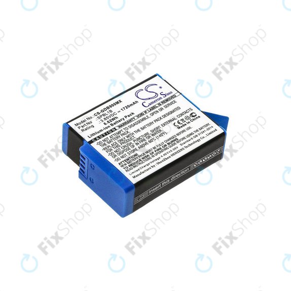 Baterija za Gopro Hero 9, 11, 1720mAh, Li-Ion, 3.85V, SPBL1B, HQ